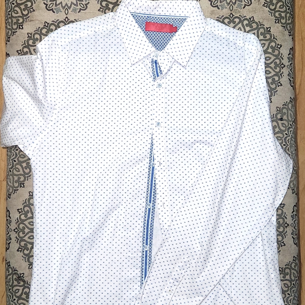 XL White long sleeve button down